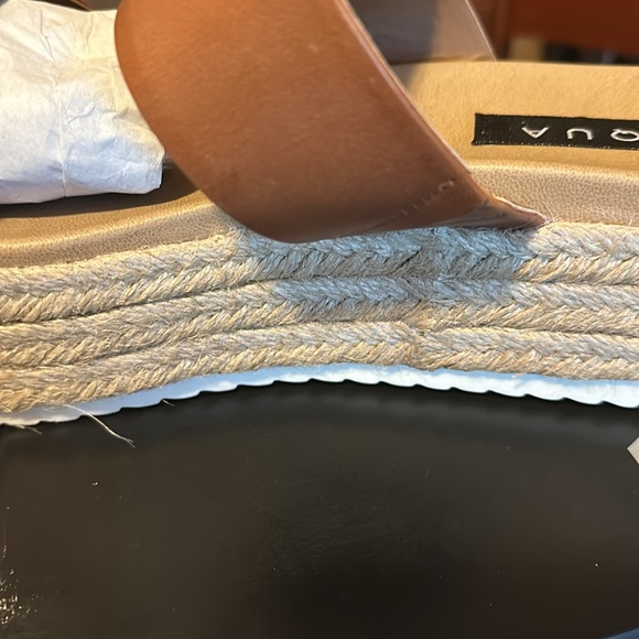 Aqua Women's Ayden Platform Espadrille Slide Sandals - Picture 3 of 4